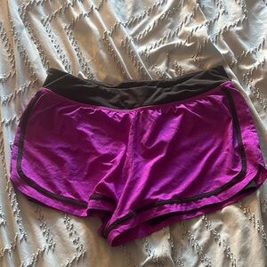 Victoria's Secret Athletic Shorts in Purple and Black